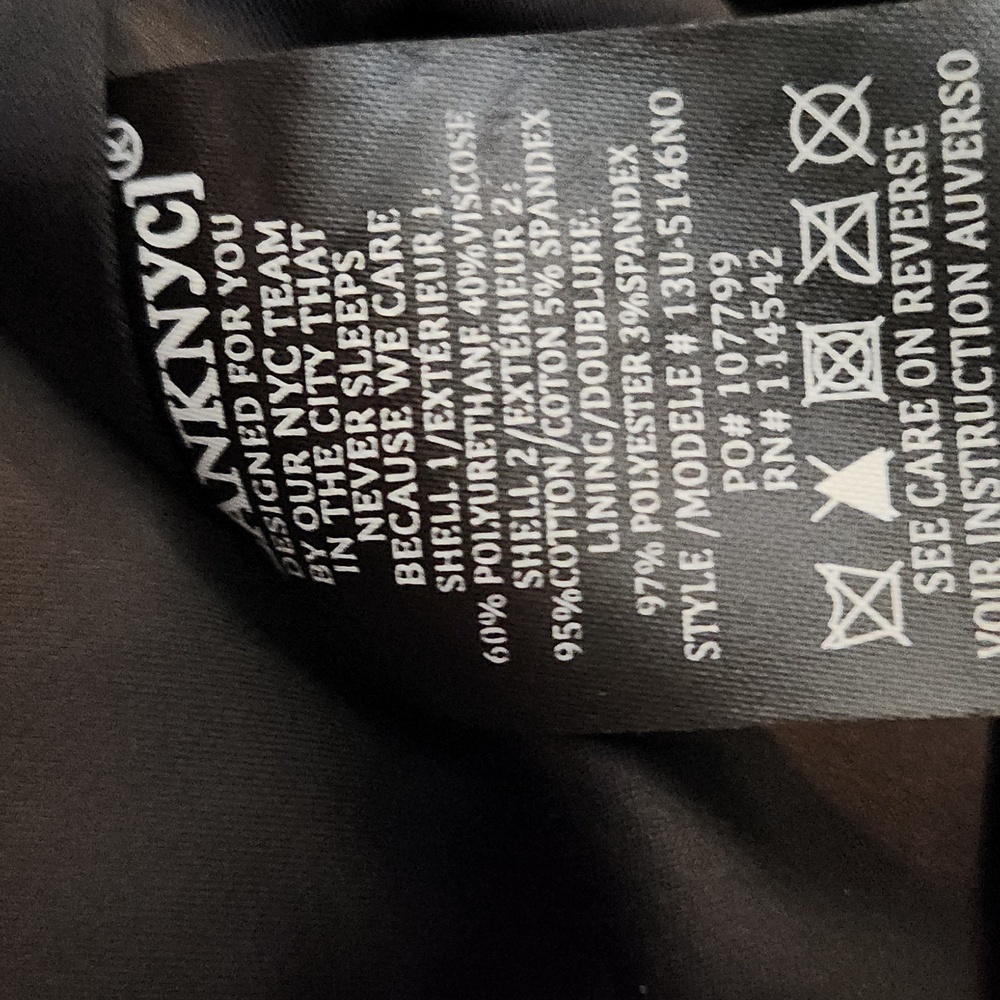 Blank NYC Vegan Leather Black Moto Jacket Size Small - Picture 8 of 8